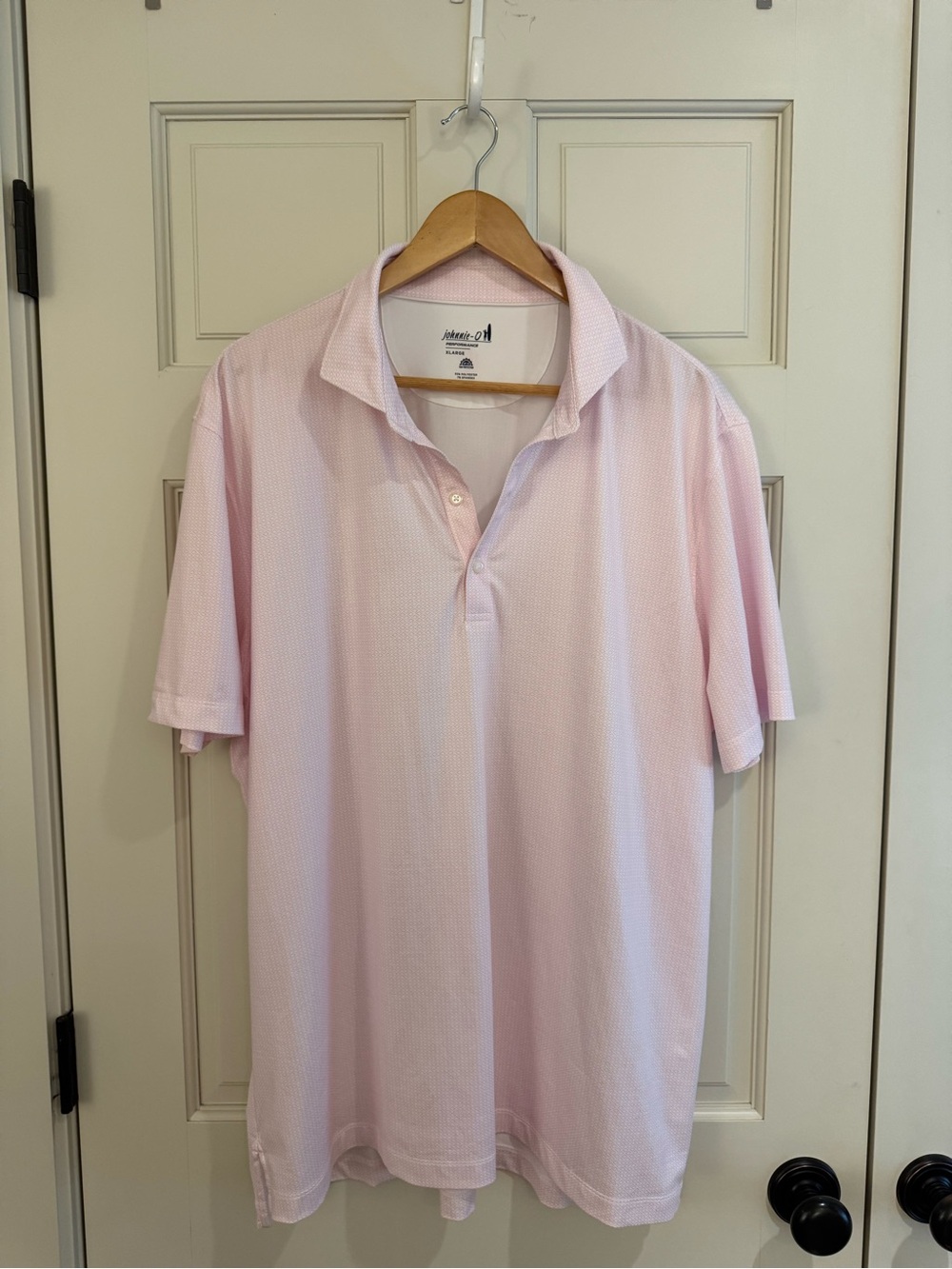 Johnnie-O Pink Performance Polo- Like New